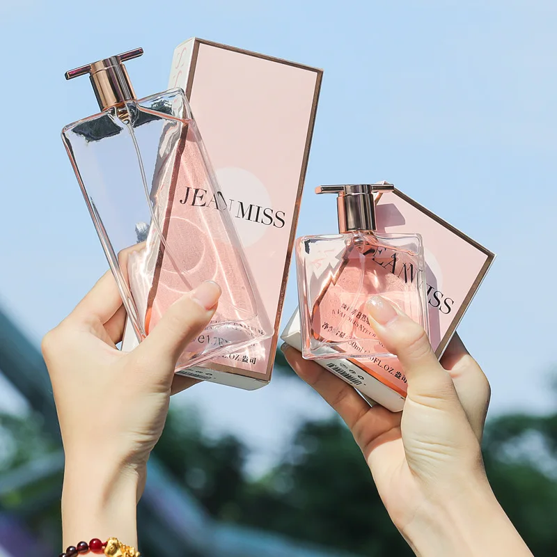 Perfume Fragrance Bottle - Luxury Pink Glass Eau De Toilette