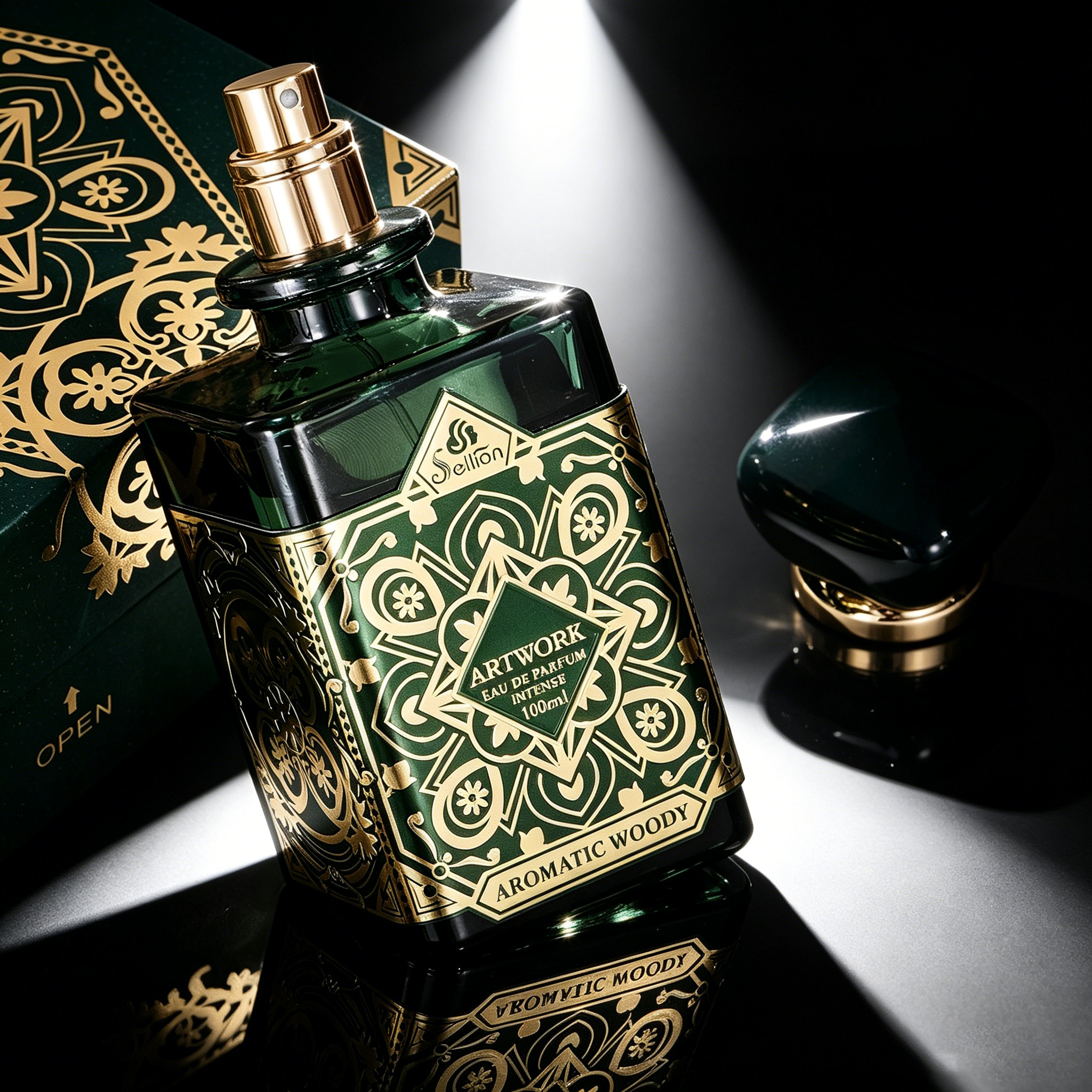 100ml ARTWORK Unisex Aromatic  - огляд і ціна Perfume Fragrance Bottle