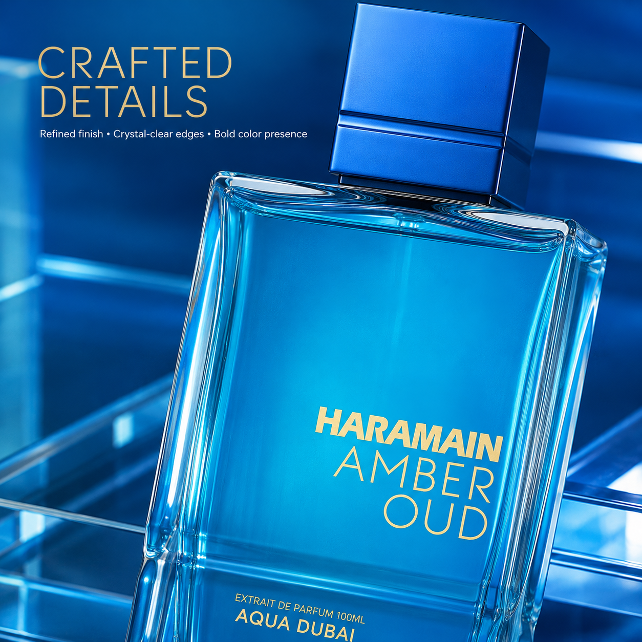Al Haramain Amber Oud Aqua Dub - огляд і ціна Perfume Fragrance Bottle