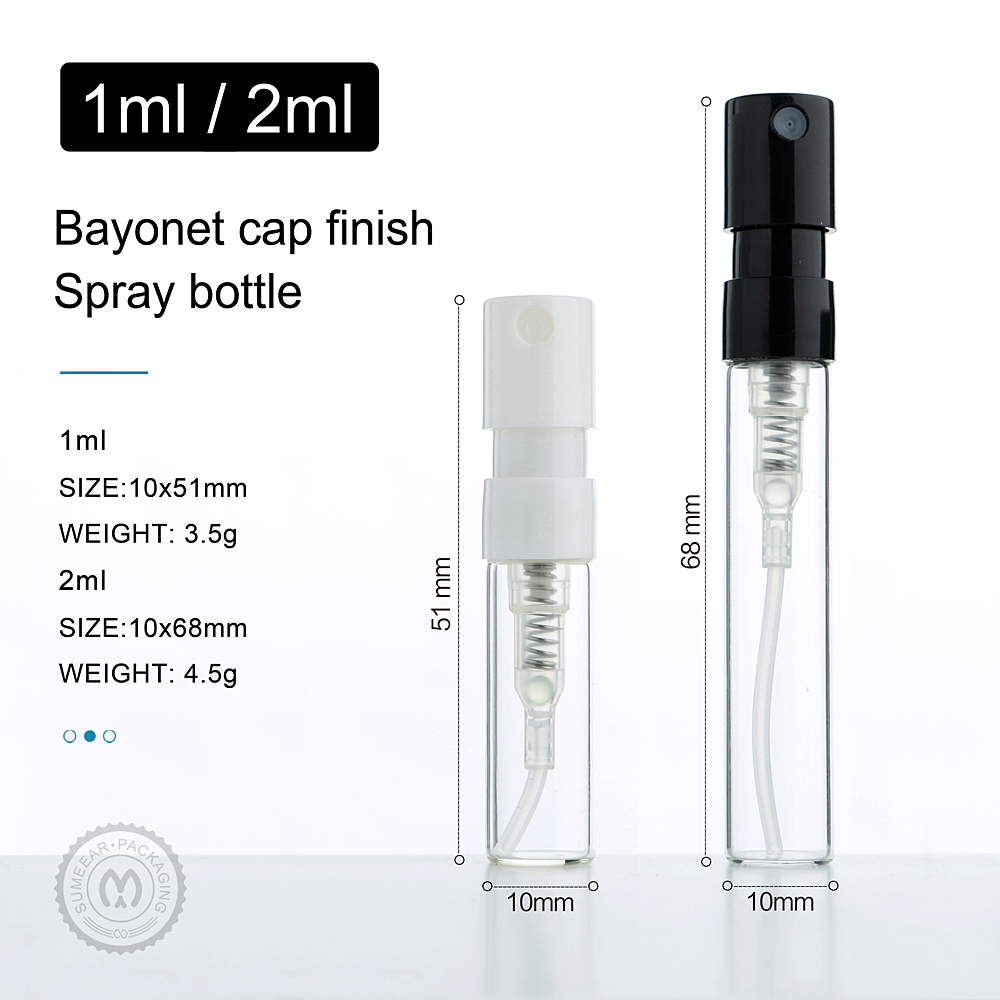 100/200pcs 1ml 2ml Bayonet Gla - огляд і ціна Perfume Fragrance Logo
