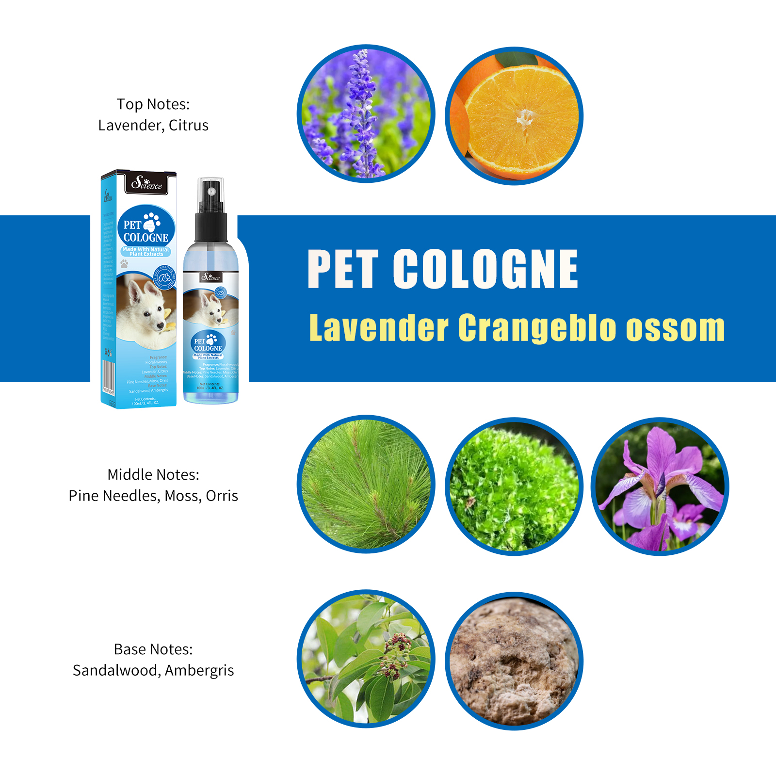 100 Ml Pet Deodorizing Perfume - огляд і ціна Perfume Fragrance Shampoo