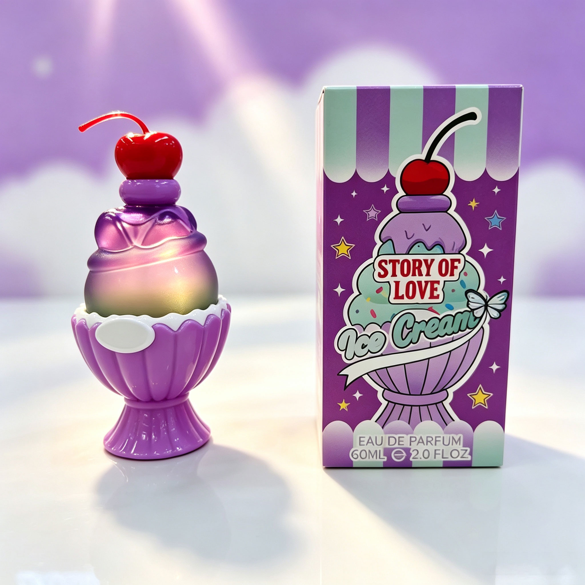 Cute Ice Cream Shaped Eau De P - огляд і ціна Perfume Fragrance Bottle