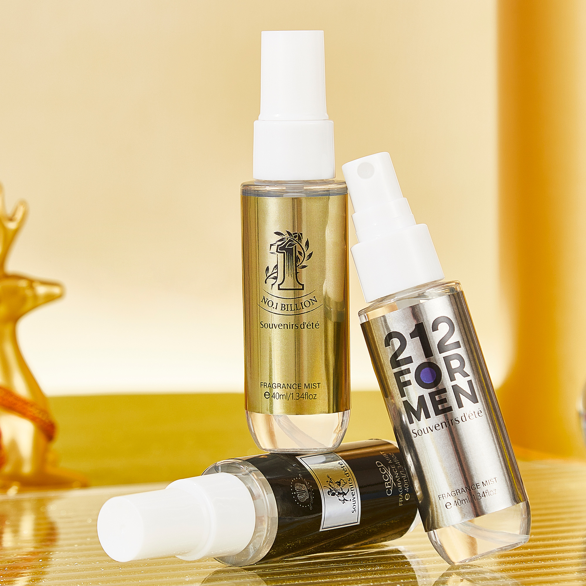 4pcs Black Gold Men's Perfume, - огляд і ціна Perfume Fragrance Hair Spray
