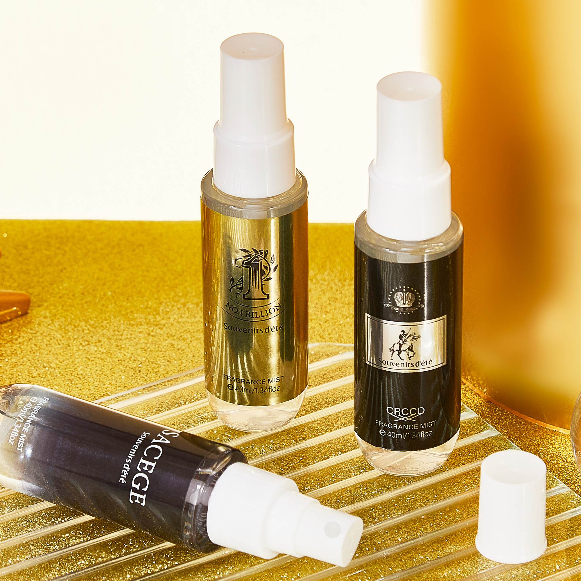 4pcs Black Gold Men's Perfume, - огляд і ціна Perfume Fragrance Hair Spray