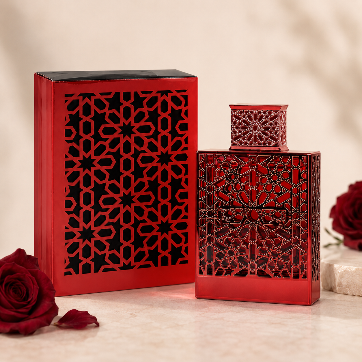 Rayhaan Crimson Red Hollow Car - огляд і ціна Perfume Fragrance Bottle