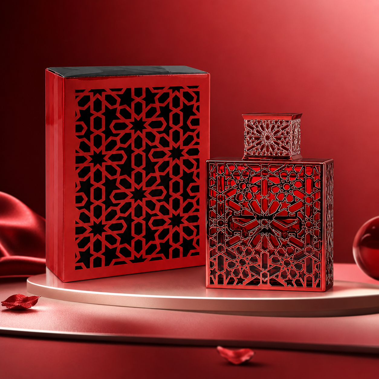 Rayhaan Crimson Red Hollow Car - огляд і ціна Perfume Fragrance Bottle