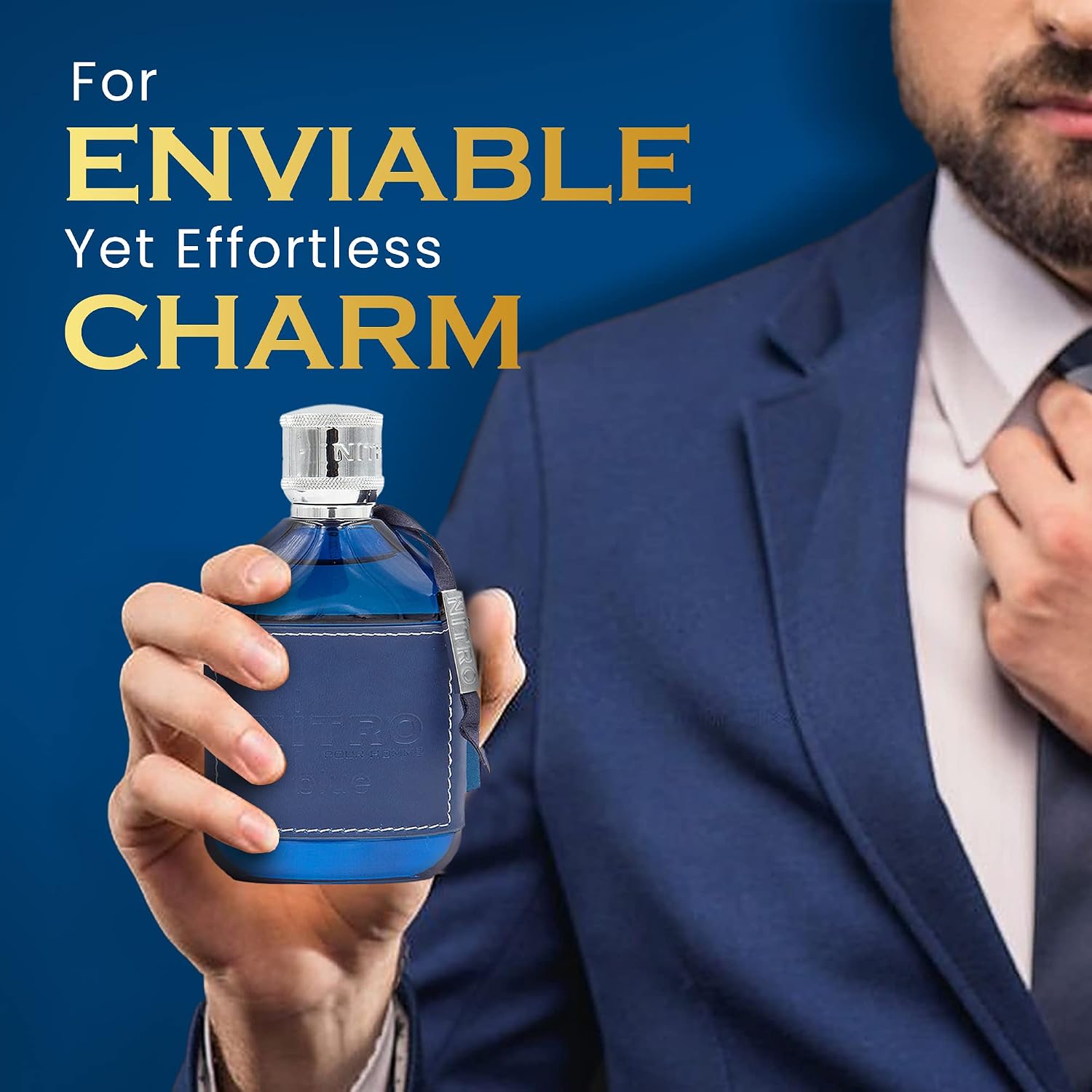 Nitro Blue Dumont Men EDP Perf - огляд і ціна Perfume Fragrance Bottle